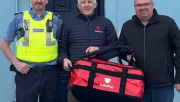 Cooley Peninsula Community Alert donate SafeShel unit to An Garda S&iacute;och&aacute;na