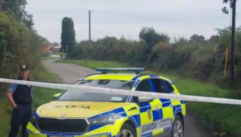 VIDEO: Gardai at the cordoned off scene where three bodies were discovered in Louth