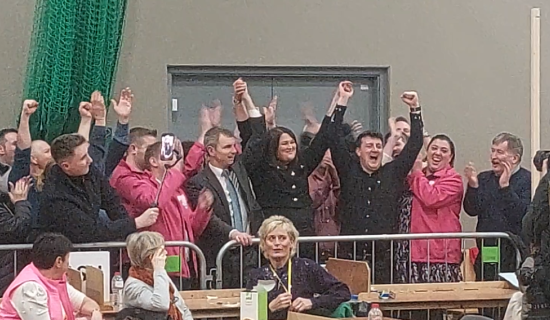 Sinn Fein's Joanna Byrne is elected to Louth: " I am delgihted for me, my team and the people of Louth"