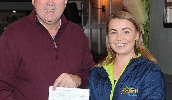 PICTURES: Dundalk FC supporters group Tie Wrap Gang present cheques to local charities