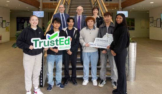 Dundalk IT receives National TrustEd Ireland Quality Mark for International Education
