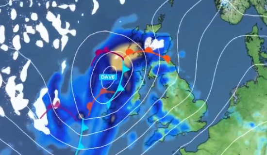 Ireland braces for torrential conditions as Storm Dave set to land over Easter weekend
