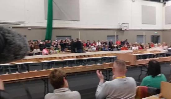 Watch: Ruair&iacute; &Oacute; Murch&uacute; is first candidate elected in Louth