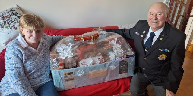 Winners of Christmas Hamper in aid of the Michael McNeela branch announced.