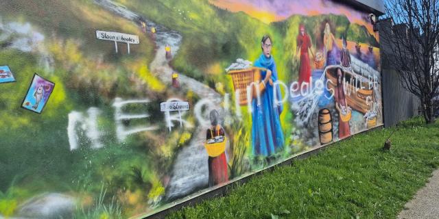 Cooley Peninsula Community Alert 'disgusted' after murals vandalised in Omeath