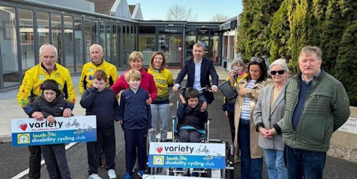 Mid-Louth councillors fund adapted bike for Scoil Mhuire gan Smál