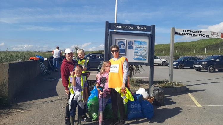 Volunteers removed 2.4 tonnes of litter from Louth beaches last weekend