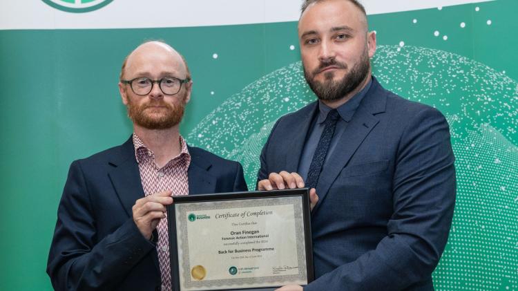 Louth entrepreneur Oran Finegan highlights opportunities in Back for Business programme