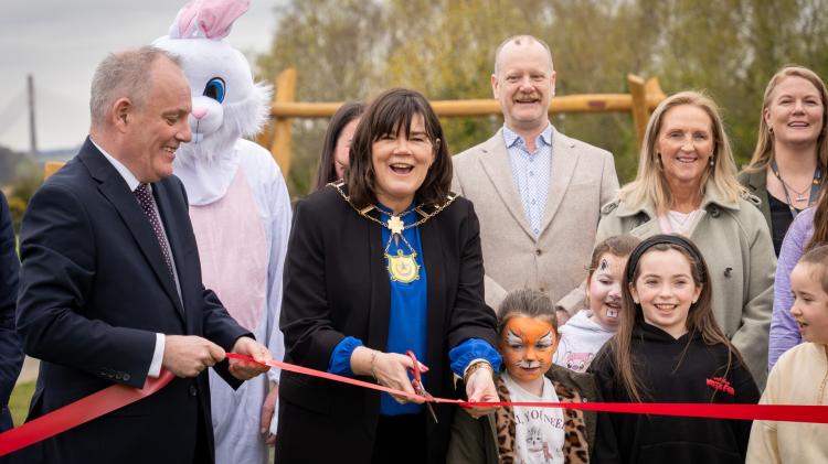 Mayor of Drogheda officially opens new play area at Rampart Green