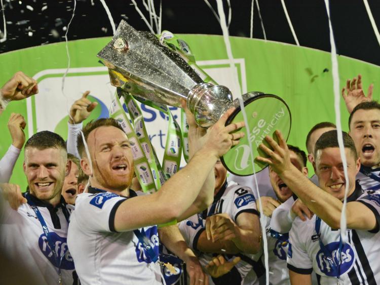 Dundalk lift the league title after win over Galway United Dundalk