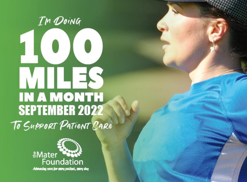 Mater Foundation challenging people in Louth to take part in 100 Miles in a Month challenge 