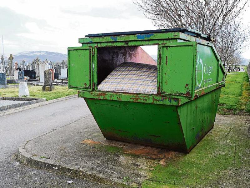 Cars parked on graves and skips misused at Dowdalshill cemetery