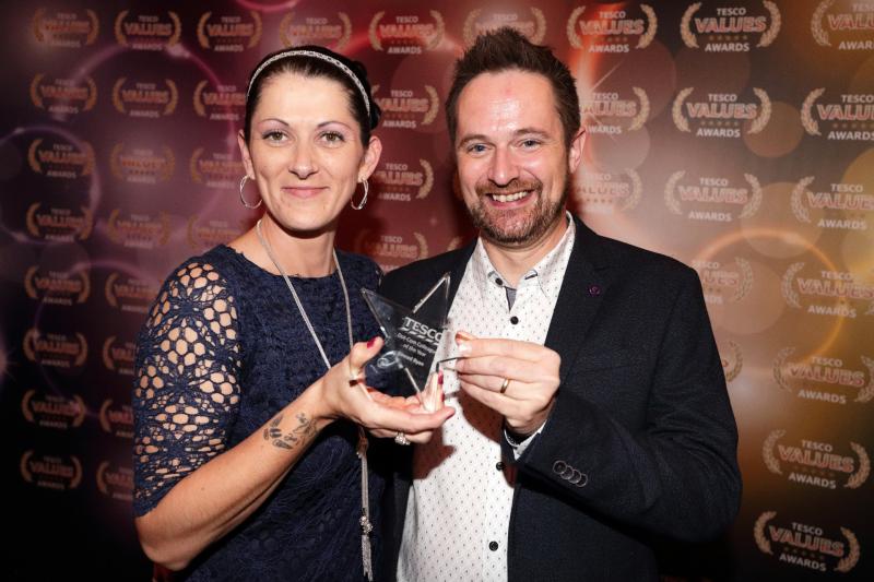 Dundalk's Sinead wins at Tesco Ireland Values Awards