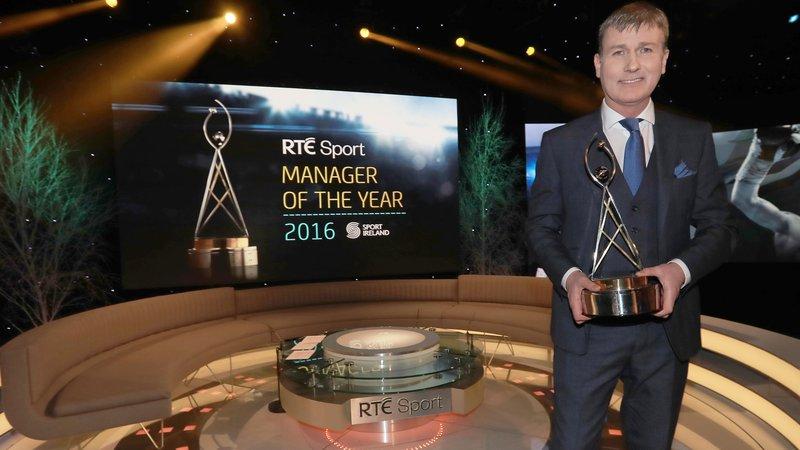 RTE Sports Manager of the Year Stephen Kenny pays tribute to Dundalk players 