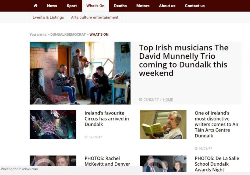 EVENTS: Have you got a Dundalk event you want to publicize?