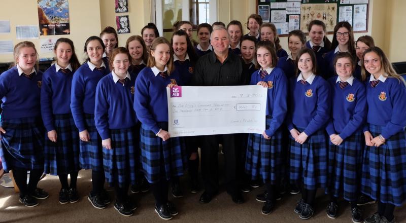 St Vincent's students raise vital funds for Crumlin Children's Hospital