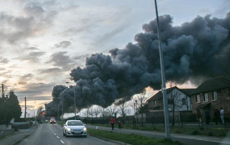 Gardai investigating massive blaze which gutted compound in Dundalk