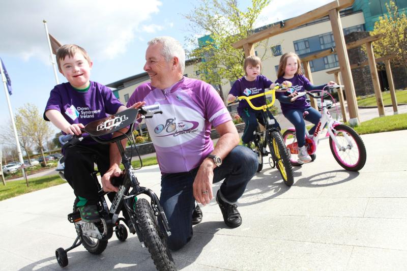 Louth cyclists urged to get on their bike with Stephen Roche for Down Syndrome Ireland