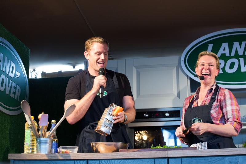 Jamie Heaslip and Rachel Allen 