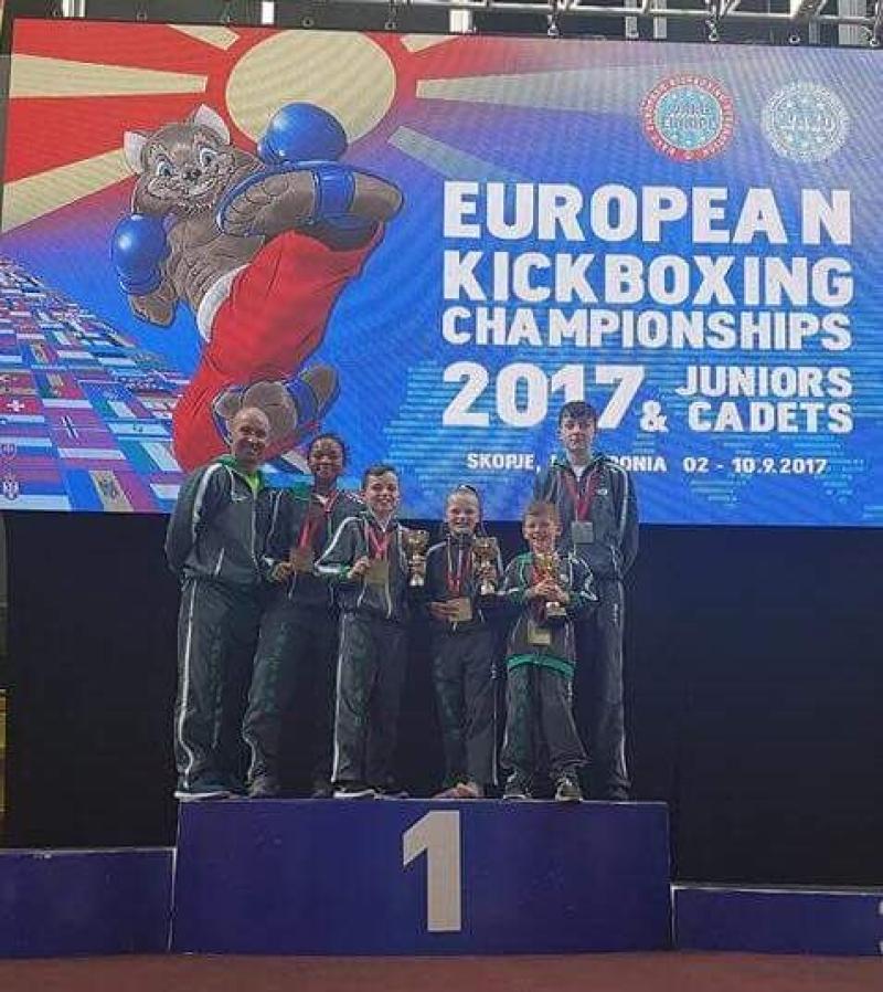 Dundalk and Carlingford IMMA students bag five medals at European Kickboxing Championships