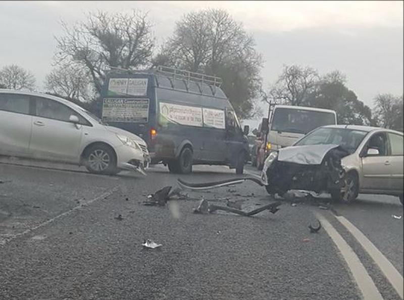 Crash on Carrick Road outside Dundalk this morning