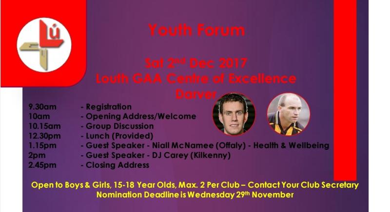 All-Ireland winner to guest speak at Louth GAA forum