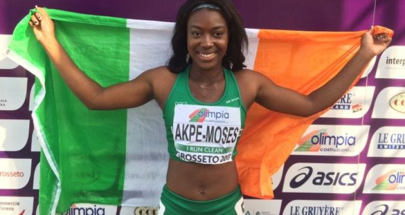 Akpe-Moses shortlisted for RTÉ Young Sports Person of the Year award