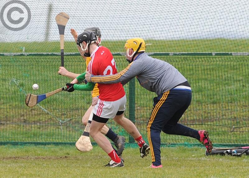 First-half blitz sees Louth hurlers overcome DCU St. Pat's in Kehoe Cup