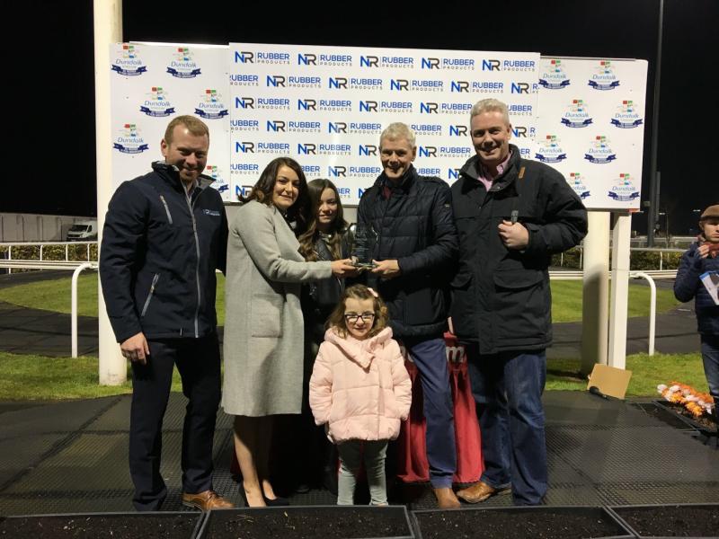 Dundalk Stadium lit up once again by Clear Skies