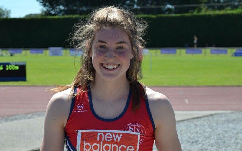 St. Gerard's AC's Kate O'Connor continued her incredible form with another gold in Athlone on Sunday