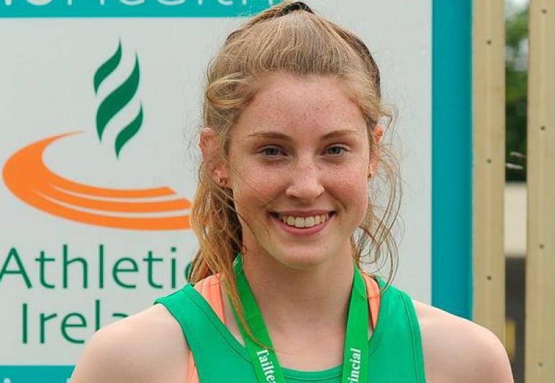 Dundalk's Kate O'Connor breaks the Irish  Indoor Pentathlon record for the second time in two-weeks