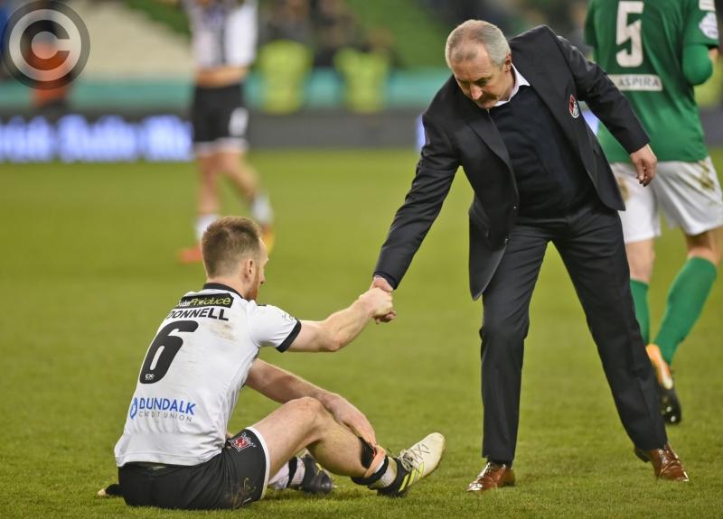 Kenny may preach otherwise, but Dundalk FC can lay down marker in this afternoon's clash with Cork City
