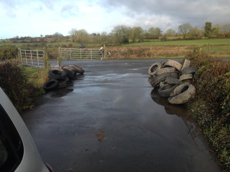 Calls for tougher enforcement to tackle serious tyre dumping problem in South Armagh