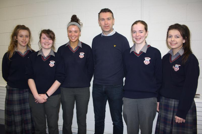 McConville talks GAA and addiction with Ardee CS students 
