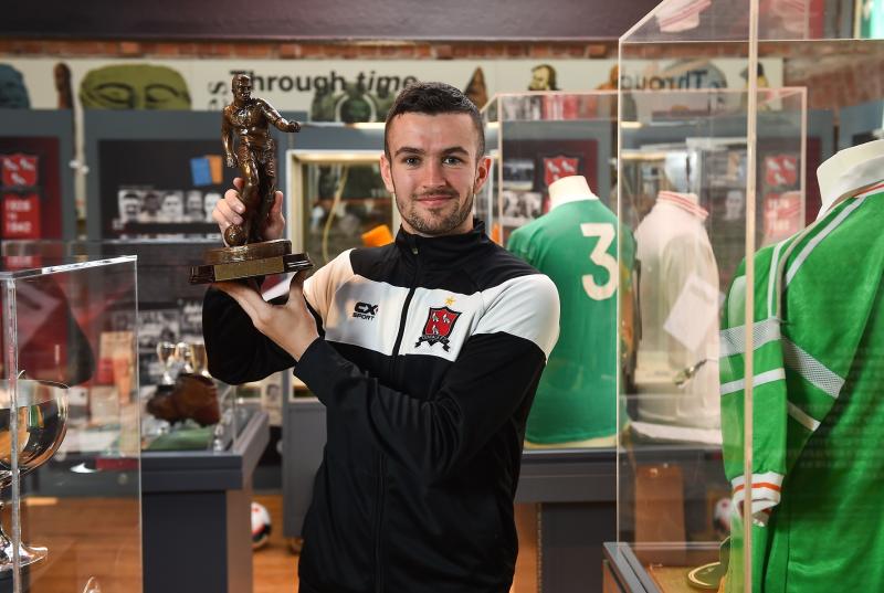 Dundalk FC's Michael Duffy wins Player of the Month award