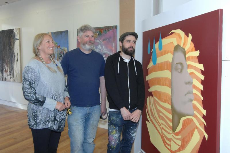 Local artists collective hold first show at Long Walk Shopping Centre 