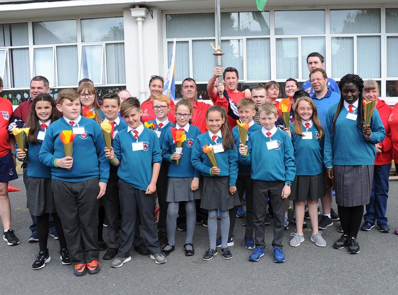 Realt Na Mara 'thrilled' to welcomed Special Olympics torch 