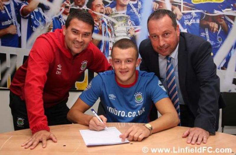 Linfield reward Dundalk man O'Connor with a new deal