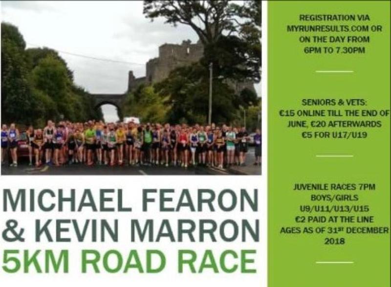 Registration for Glenmore AC Carlingford 5K road race takes place today
