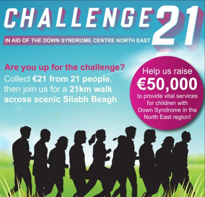 Challenge 21 in aid of Down Syndrome Centre North East coming soon