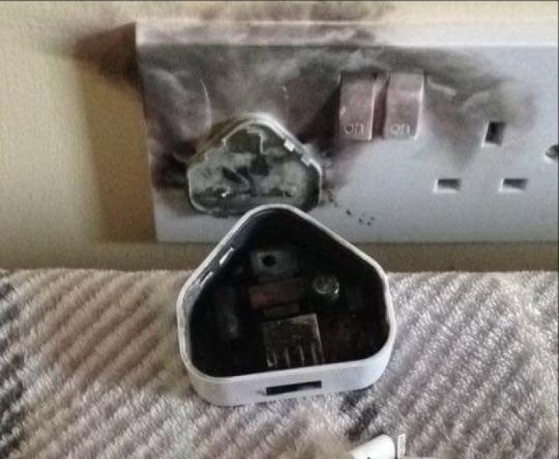 Local fire service issue warning on charging phones overnight Louth Live