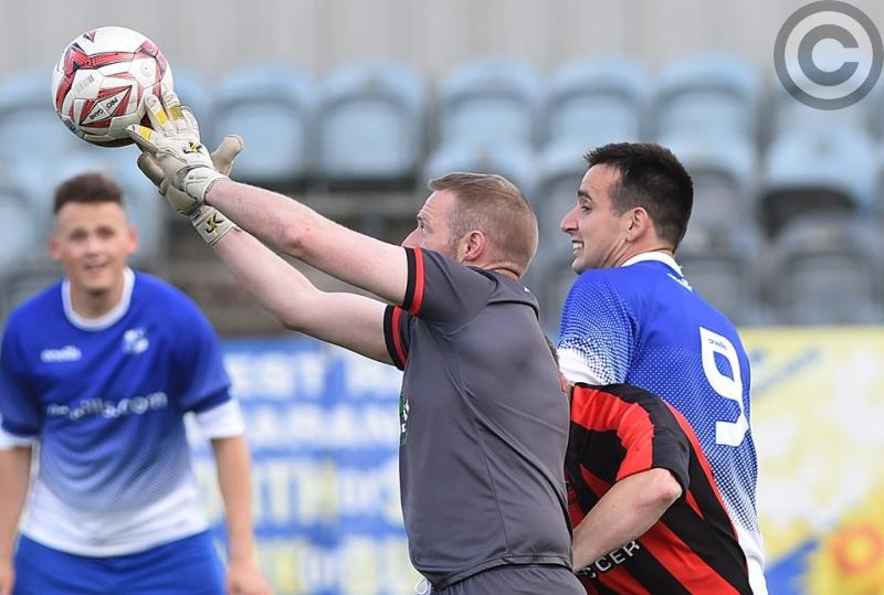 Arthur's spectacular penalty save inspires Bellurgan to comfortable NEFL Premier Division win over Duleek