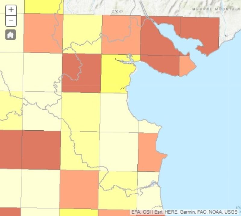 Cooley peninsula designated a High Radon Area by EPA
