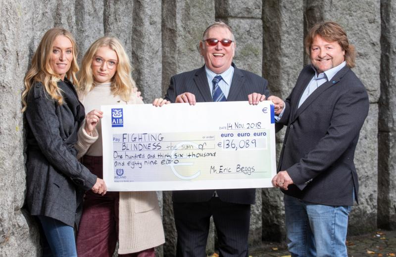 Dundalk man Eric has raised over €135k for Fighting Blindness