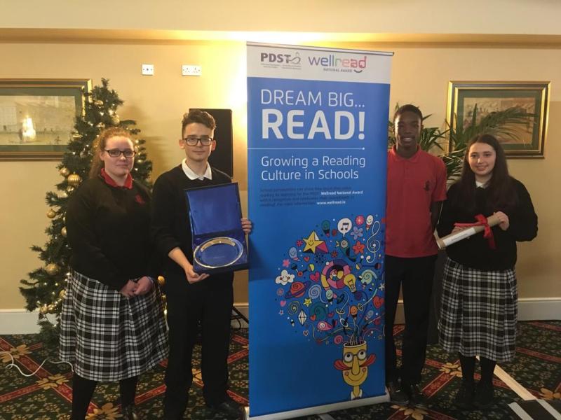 Ó Fiaich College in Dundalk presented with Wellread Award