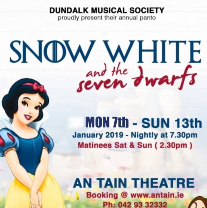 Dundalk Musical Society presents Snow White and the Seven Dwarfs