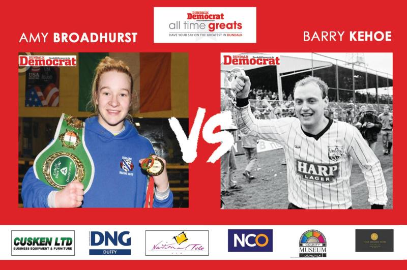 FINAL POLL: Dundalk All Time Great - Amy Broadhurst v Barry Kehoe