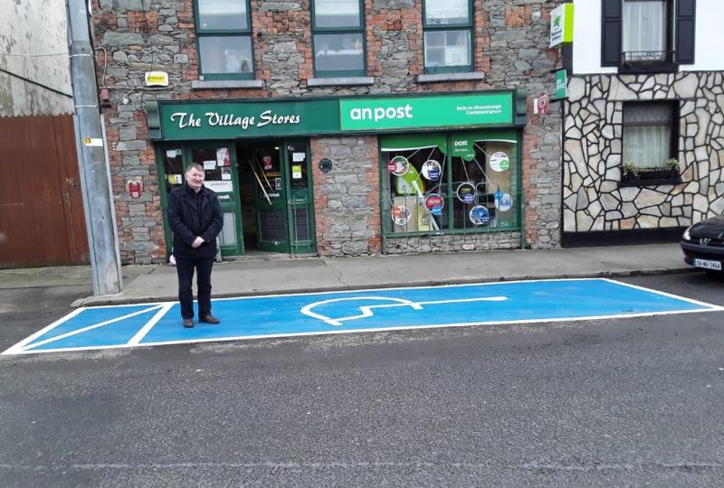 Louth cllr welcomes reinstatement of disabled bay in Castlebellingham