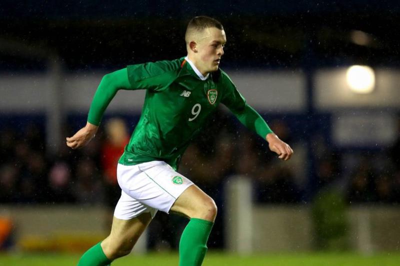 Dundalk striker makes competitive debut in win for Kenny's Ireland U21s
