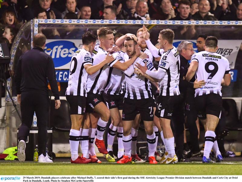 Dundalk FC make it seven games unbeaten with narrow defeat of Cork City at Oriel Park